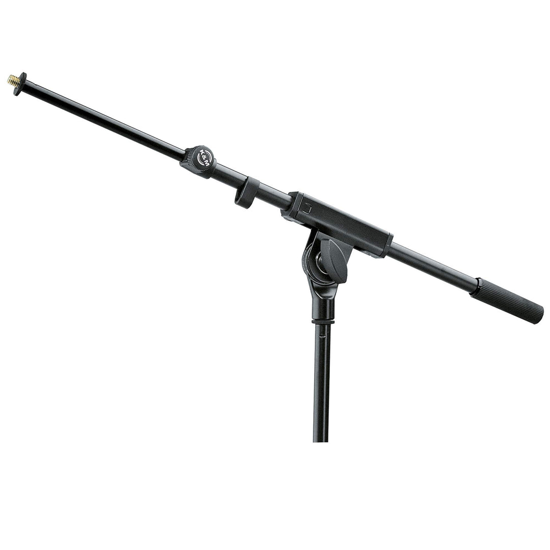 K&amp;M 21140 Schwenkarm Schwarz – ausziehbar 42,5 - 72,5 cm – Galgen mit 3/8“ Gewindeanschluss, verstel