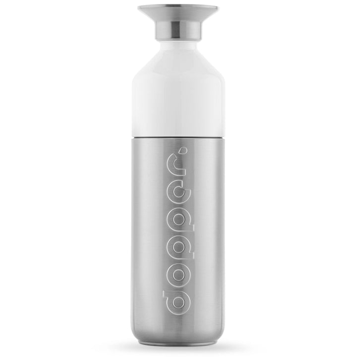 Dopper Steel Trinkflasche 350ml, 490ml, 800ml, 1.1L - Edelstahl Flasche - BPA freie Wasserflasche, 1
