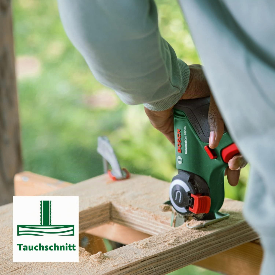 Bosch Home and Garden Bosch Akku-NanoBlade-Säge UniversalCut 18V-65 (schnelle Freihandschnitte in Ho