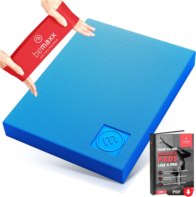 Balance Pad Kissen Balancekissen Balanceboard Balancepad Set XL + Trainings-eBook | Ballsitzkissen B