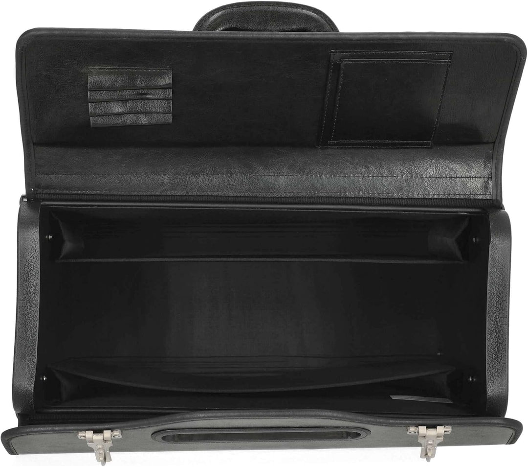 D&N Business Line Pilotenkoffer, 46 cm, 29L, schwarz