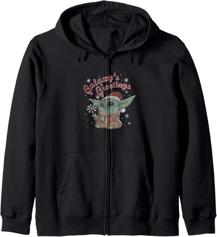 Star Wars The Mandalorian Child Holiday Greetings Kapuzenjacke
