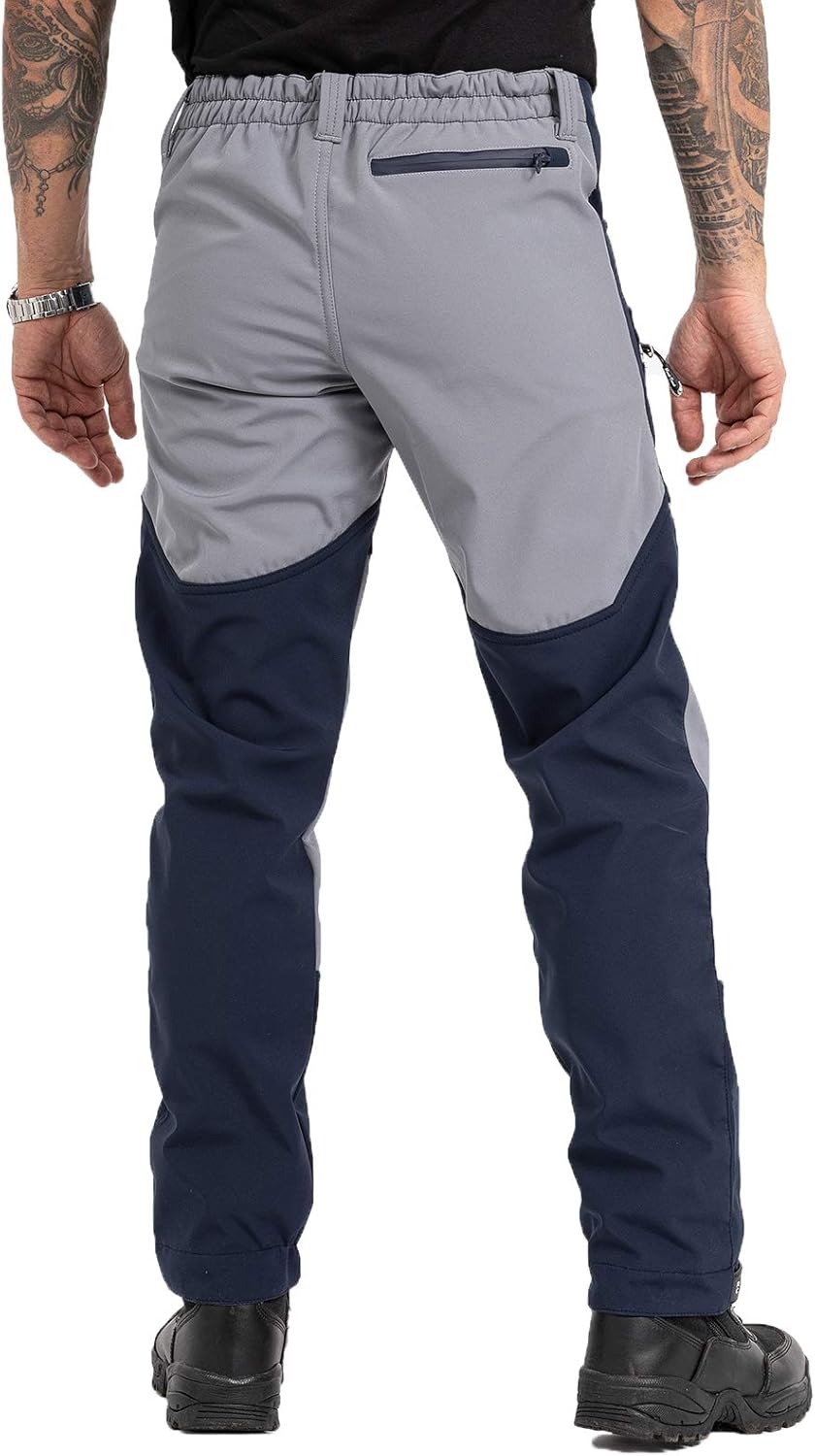 Rock Creek Herren Softshell Hose Wanderhose H-245, Dunkelblau