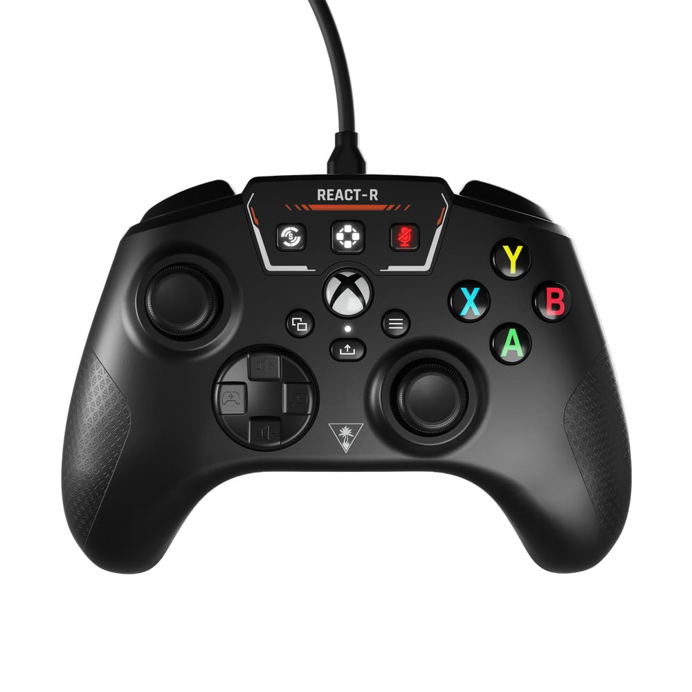 Turtle Beach REACT-R Controller Schwarz – Xbox Series X|S, Xbox One und PC React-R Schwarz REACT, Re