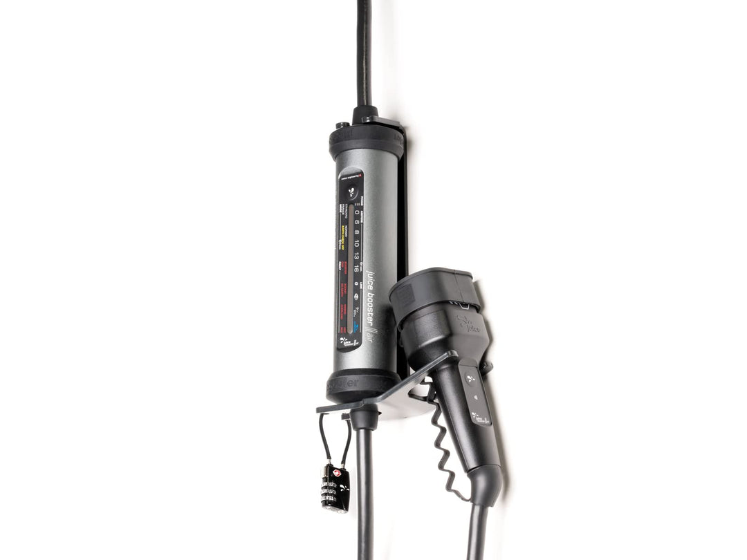 Juice Booster 3 air Wandhalterung mit Sicherheitsschloss - Wallbox ohne Installation für zuhause und