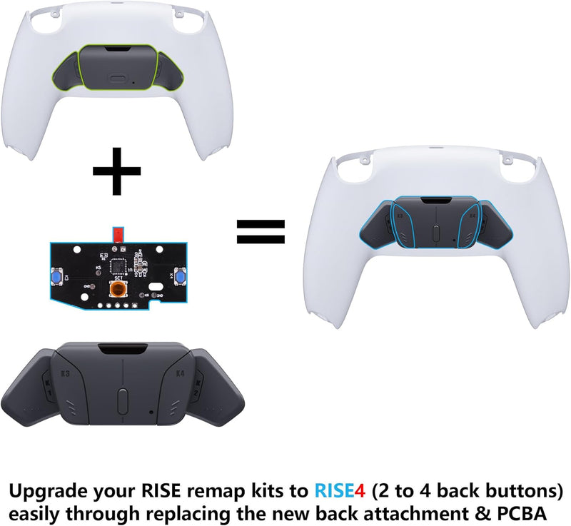 eXtremeRate RISE4 Ersatz Rücktasten&Remap Board für ps5 Controller Rise&RISE4 Remap Kit, Austauschba