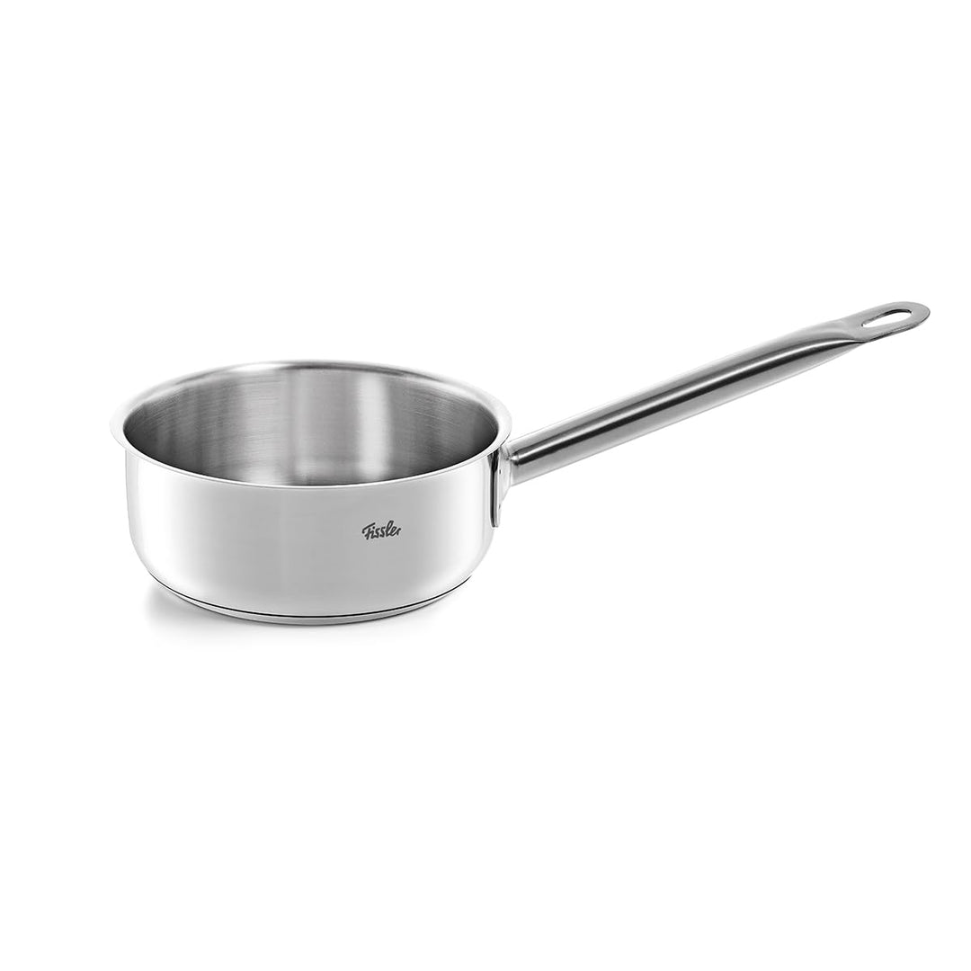 Fissler San Francisco / Edelstahl-Stielkasserolle (1,2 L - Ø 16 cm) mit Schüttrand, spülmaschinen-un