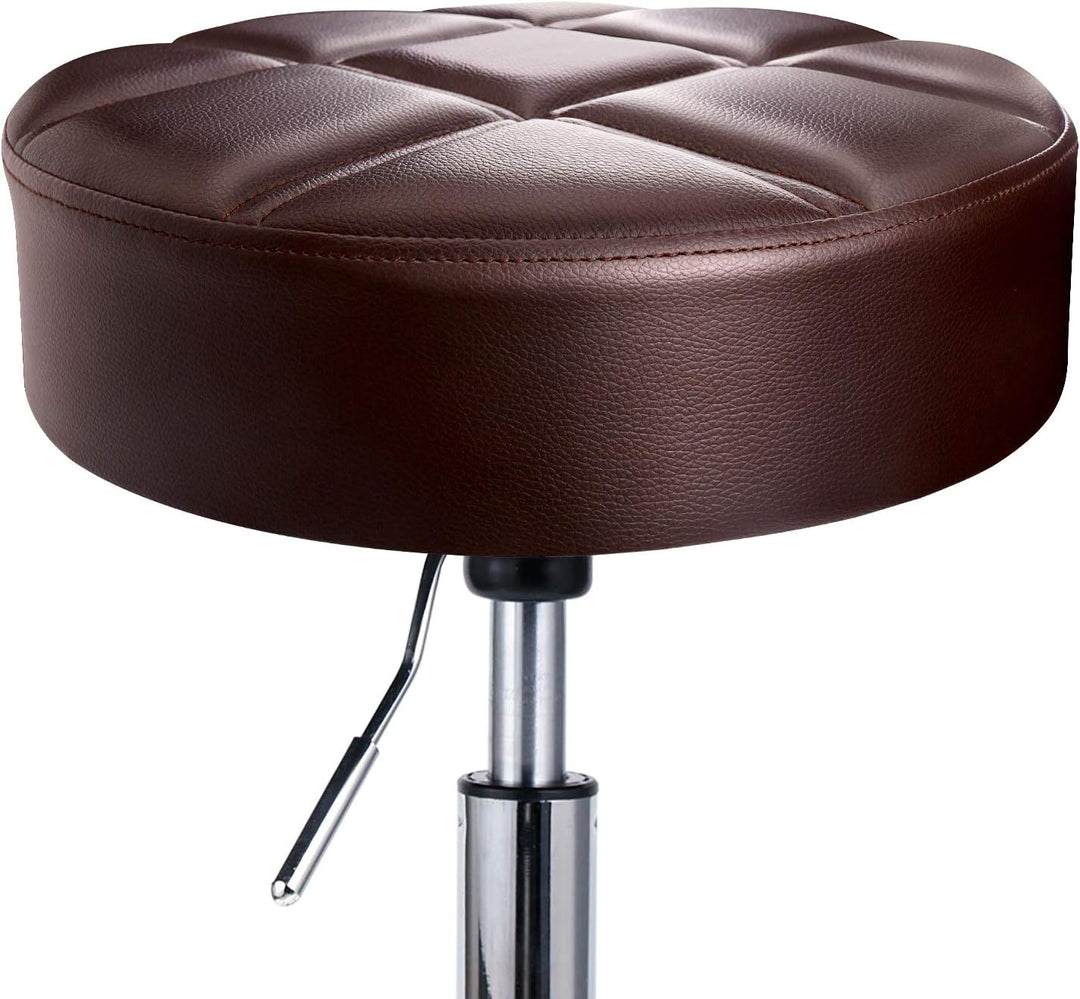 Leader Accessories Drehhocker höhenverstellbar Rollhocker Funktionaler Arbeitshocker Studiohocker im