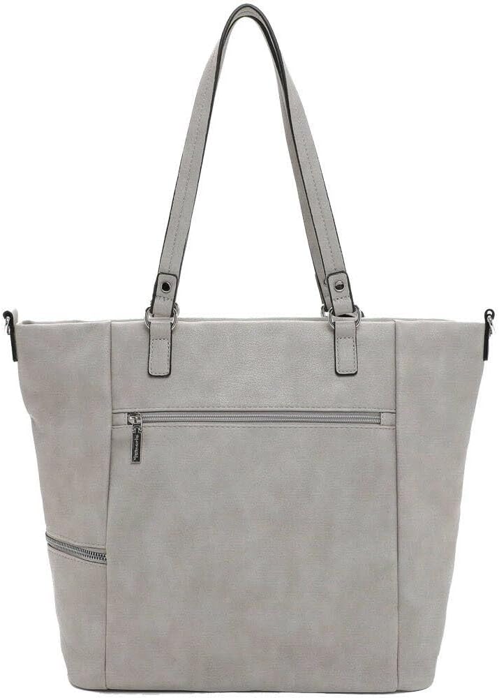 Tamaris Shopper TAS Nele 32803 Damen Handtaschen Uni Einheitsgrösse Lightgrey 810, Einheitsgrösse Li