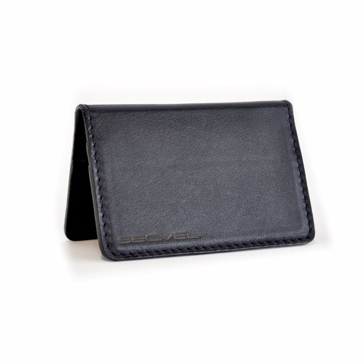 Patentierte Schutzhülle für 4 Karten aus Leder | RFID NFC &amp; Magnetfeld Blocker | Kartenschutz &amp; Orga