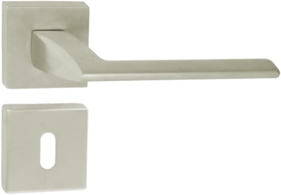 domino Türgriff ELIZA-QR M9 BB-Buntbart Drückergarnitur für Zimmertüren Türdrücker-Set Rosetten-Garn