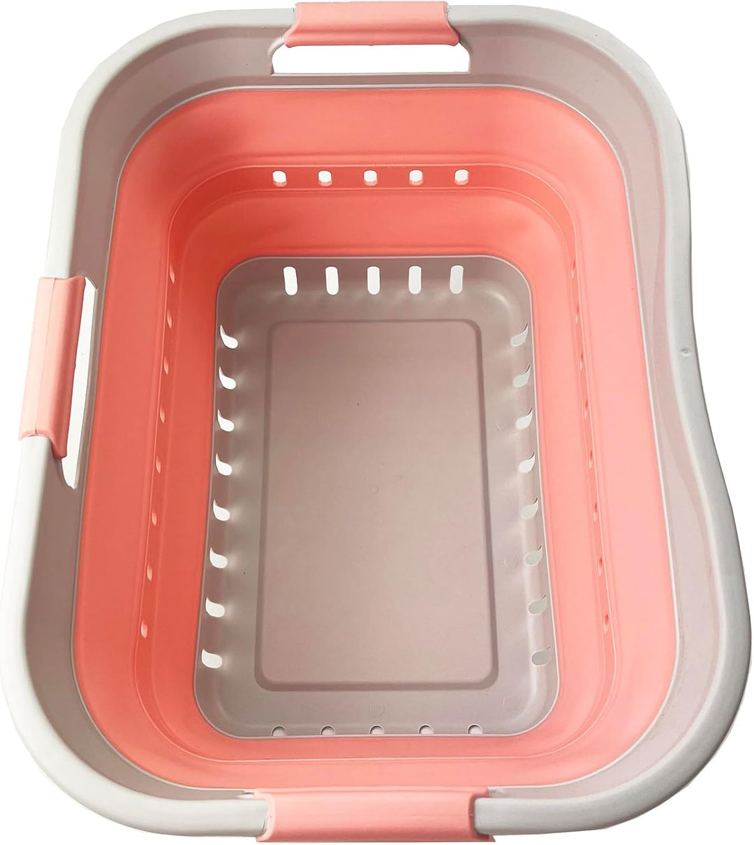 SAMMART Collapsible Plastic Laundry Basket - Foldable Pop Up Storage Container/Organizer - Portable