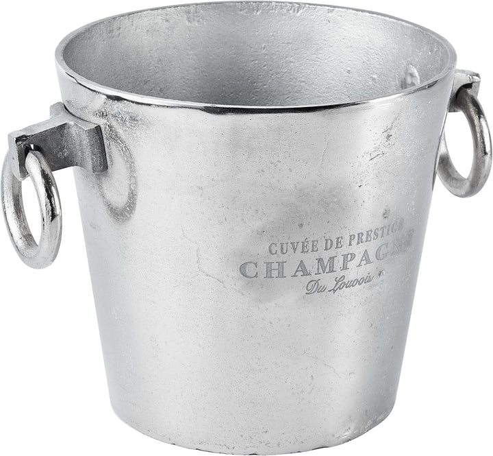 Michael Noll Champagnerkühler, Weinkühler, Flaschenkühler, Aluminium, Silber, S, M, L, 20 cm, 23 cm,