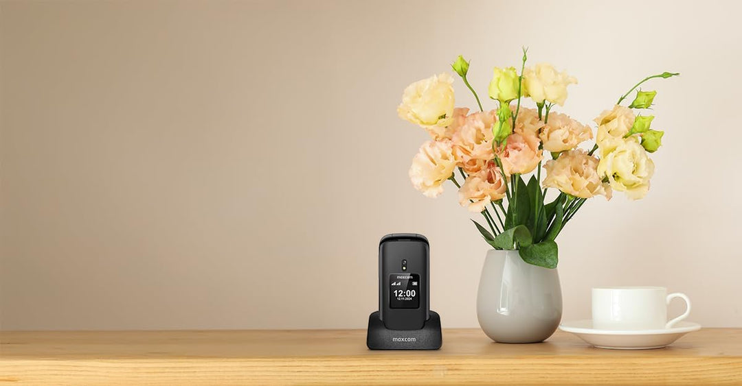 MAXCOM MM834 Mobiltelefon für Senioren, einfach zu bedienen, SOS-Taste, grosse Tasten, grosse Symbol