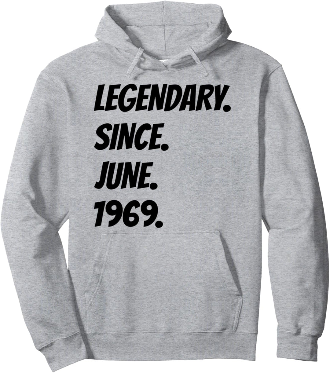 Legendär seit Juni 1969 - Geburtstagsgeschenk Jahrgang 1969 Pullover Hoodie
