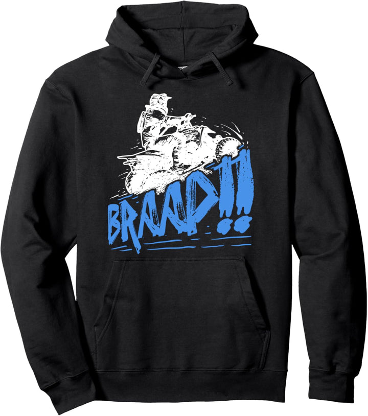 Braap Vierrad Geschenk Cool Quad ATV Fahrer Pullover Hoodie
