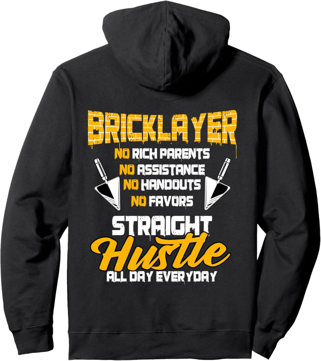 Maurer Zement Mason Design auf der Rückseite der Kleidung Pullover Hoodie