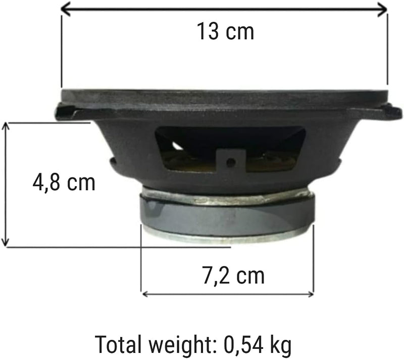 1 CIARE CZ131 CZ 131 Lautsprecher 2 Wege koaxial 5" 13,00 cm 130 mm Durchmesser 50 watt rms 100 watt