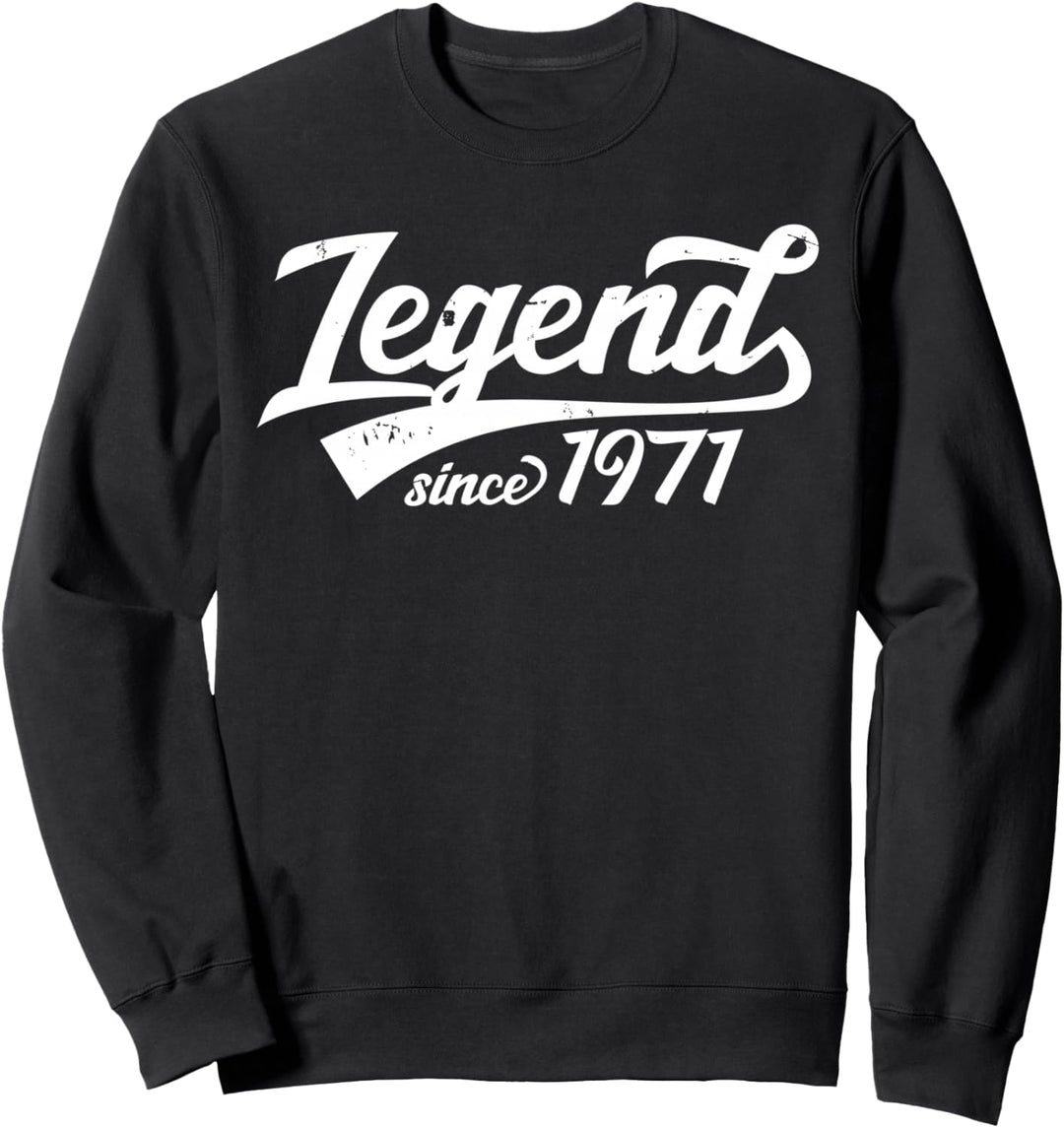 Legende seit 1971 Geschenk 51. Geburtstag Jahrgang Vintage Sweatshirt