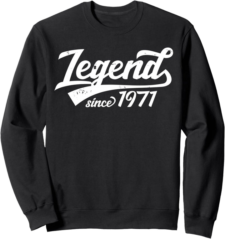 Legende seit 1971 Geschenk 51. Geburtstag Jahrgang Vintage Sweatshirt