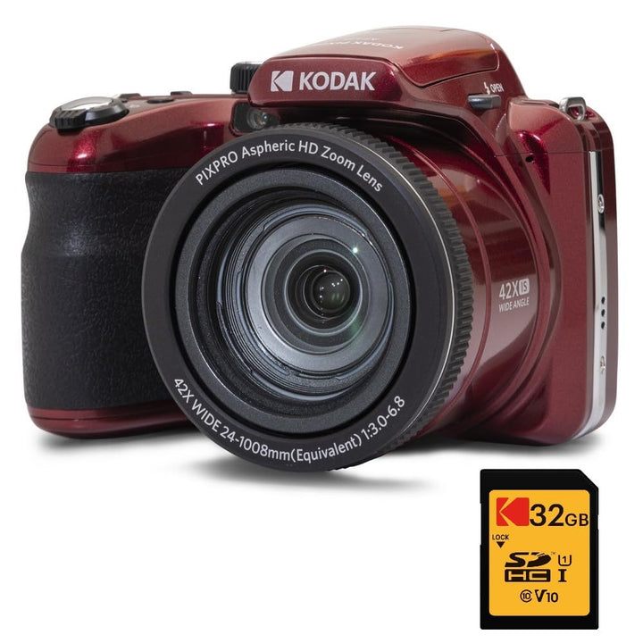 KODAK Pixpro Astro Zoom AZ425 – Digitalkamera Bridge, 42-facher optischer Zoom, 24 mm Weitwinkel, 20