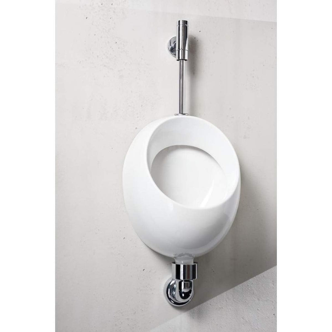 VBChome Urinal Geberit Keramik Zulauf Oben Weiss Modern Hochwertig Pinkelbecken senkrecht Pissoir Pi