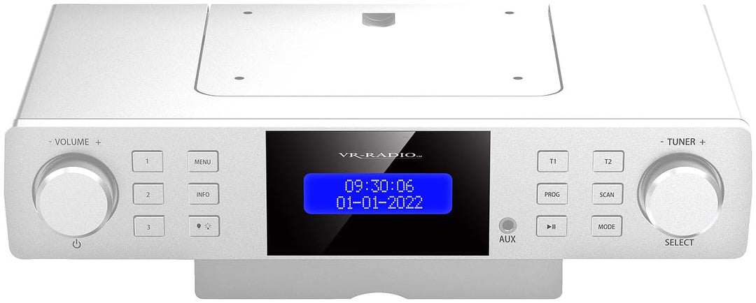 VR-Radio Digitalradio: Unterbau-Küchenradio DAB+/UKW, RDS, Wecker, Timer, LCD-Display, AUX (Unterbau