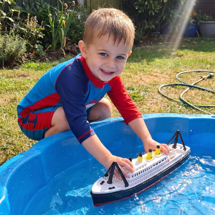Toyland® 41 cm (16 Zoll) Titanic-Nachbildung, Spielzeugboot – Schwimmendes Wasserspielzeug für Kinde