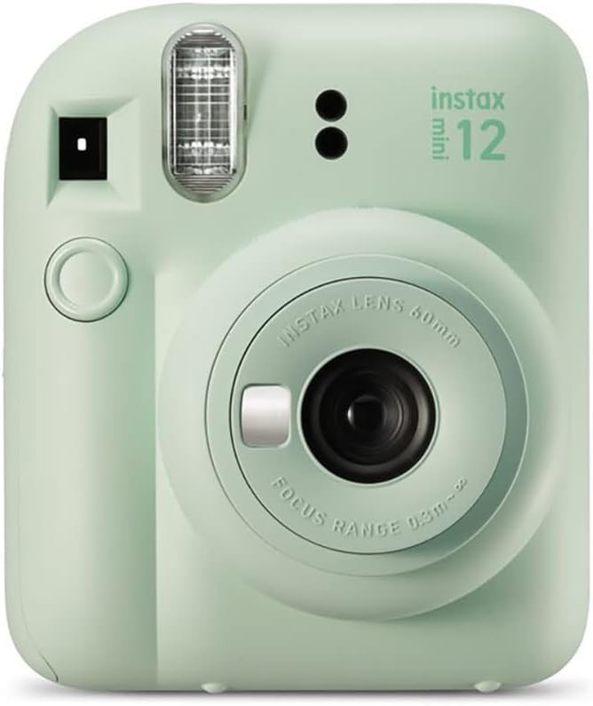 Fujifilm instax Mini 12 Sofortbildkamera mit 20 Aufnahmen, Mintgrün