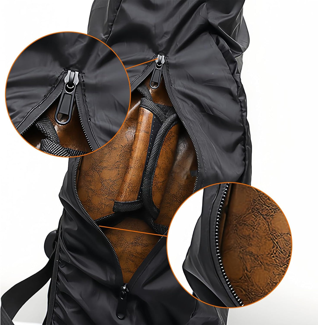 Regenschutz für E-Gitarren – wasserdichter Schutz mit leichtem und faltbarem Design, schwarz