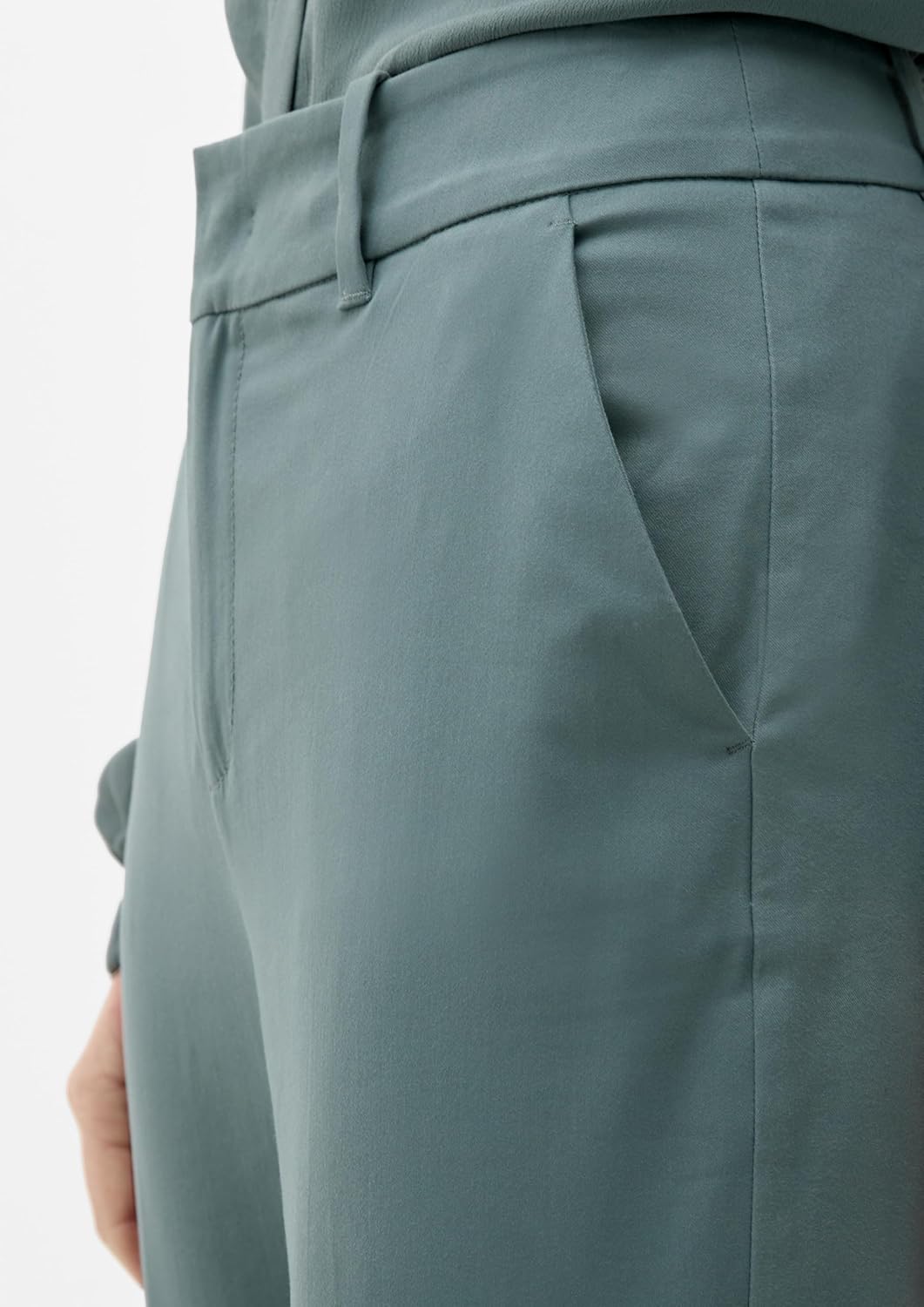 s.Oliver Damen Hose 7/8 42 Petrol 6352, 42 Petrol 6352