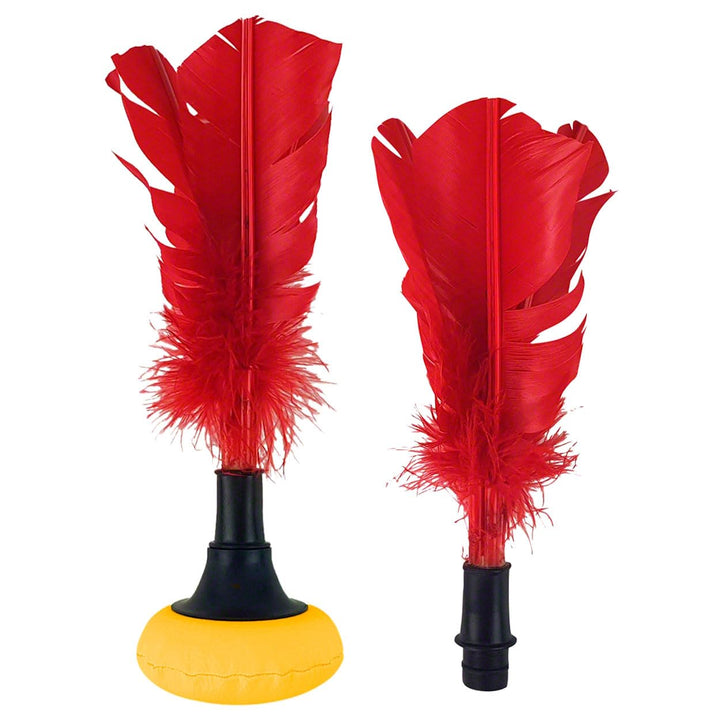 Wurfspiel Indiaca Turnier, 45 g, inkl Ersatzfedergarnitur für Indiaca