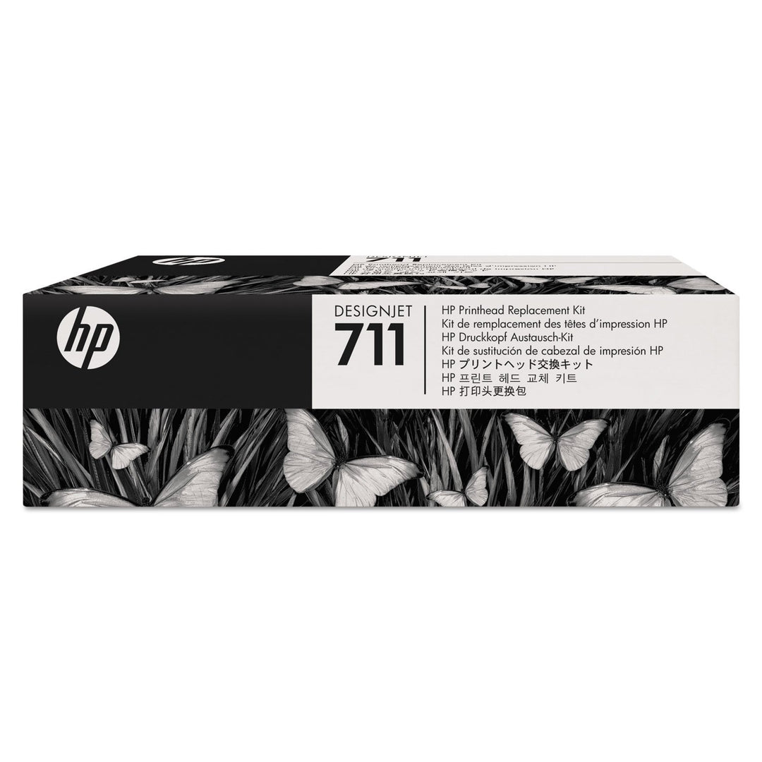 HP 711 Original DesignJet Druckkopf-Austauschkit Standard Schwarz, Standard Schwarz