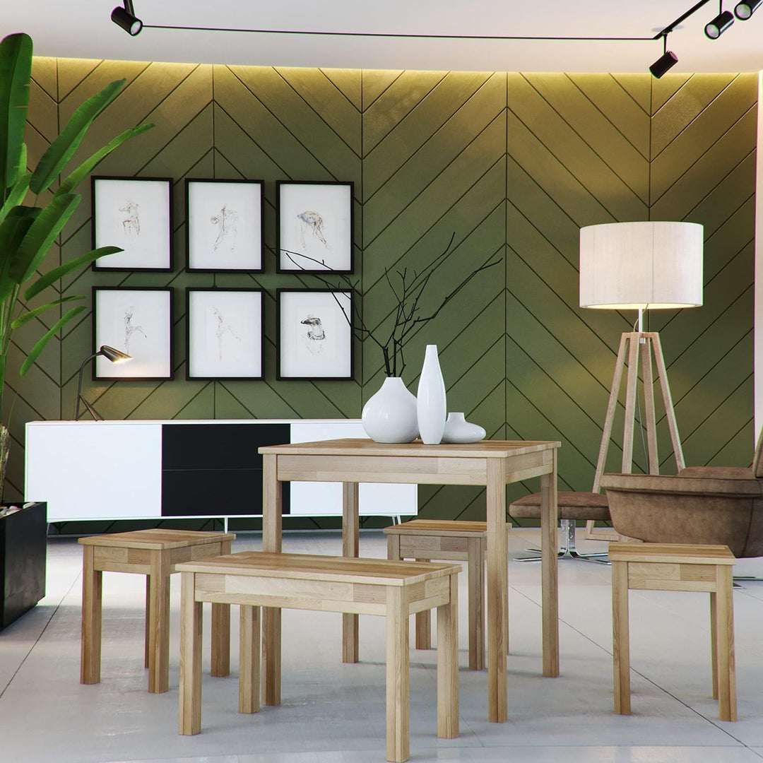 Krok Wood Sitzbank Tomas aus Massivholz (Eiche, 70 x 35 x 45 cm) 70 x 35 x 45 cm Eiche, 70 x 35 x 45
