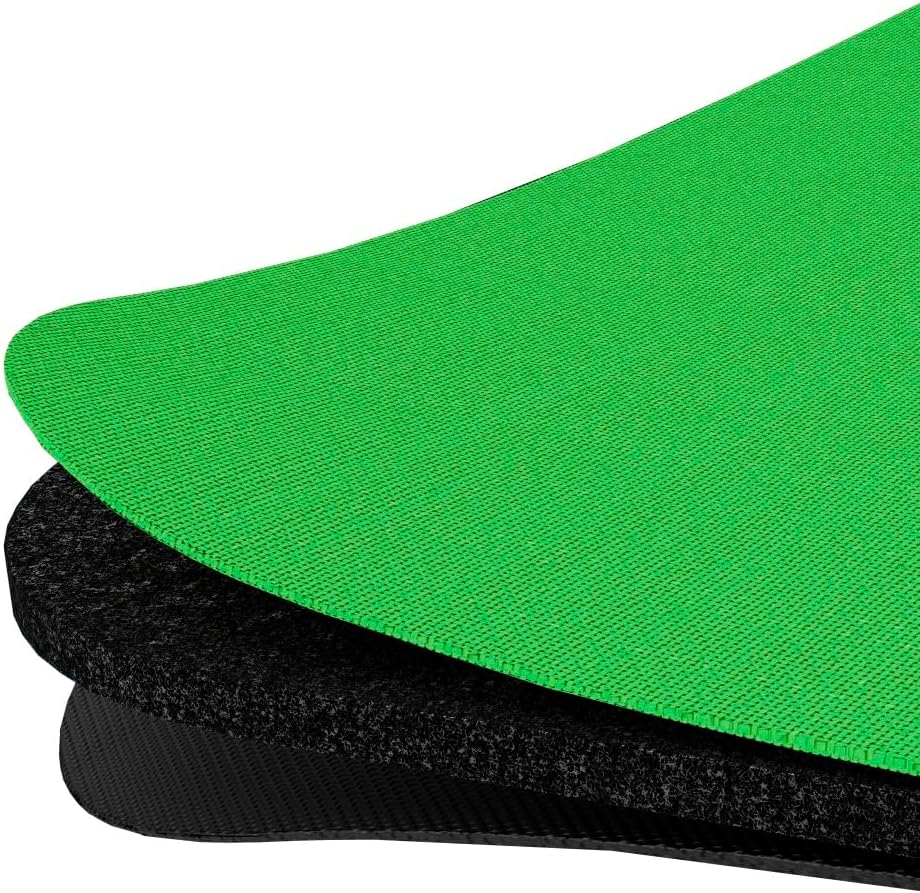 uRage Gaming-Mauspad “Greenscreen 250 Desk-Mat”, Grün, Anti-Rutsch-Beschichtung, Naturgummi, für Tas