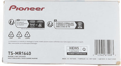 Pioneer TS-MR 1640 16 cm 2-Weg-Koaxial Lautsprecher salzwasserfest 160 W weiss