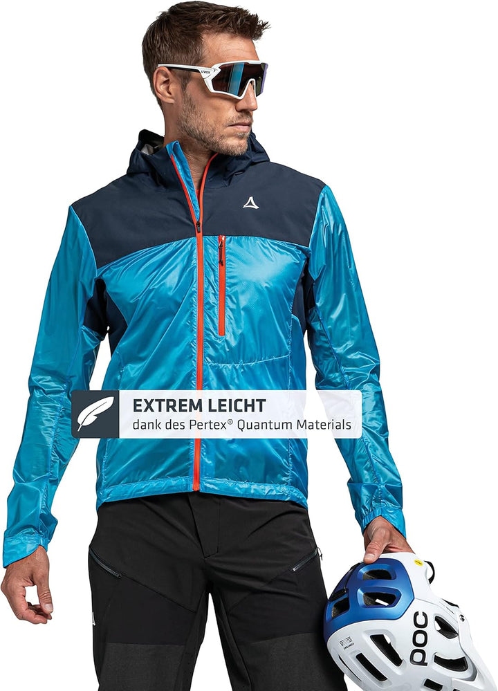 Schöffel Herren Hybrid Jkt Flow Trail M, extrem leichte MTB Jacke, winddichte, atmungsaktive Fahrrad