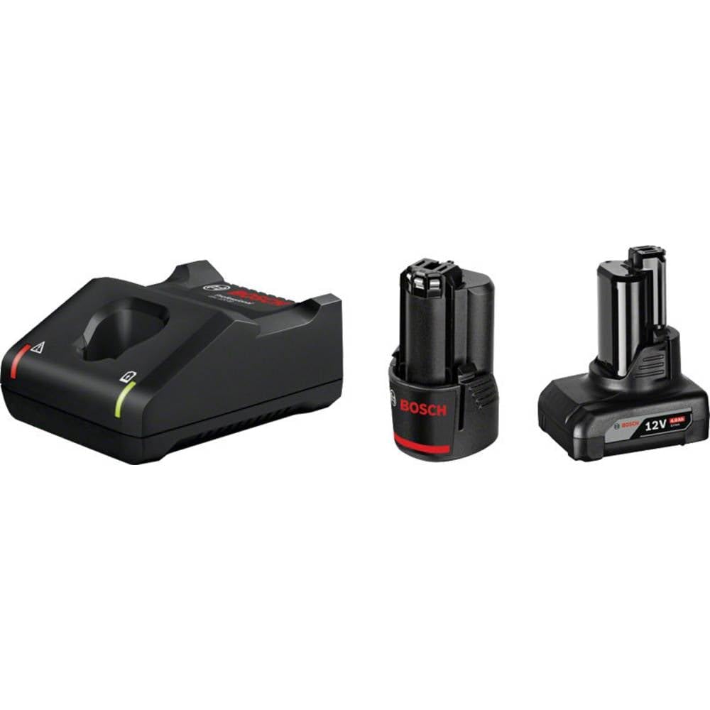 Bosch Professional 12V System Akku Starterset (GBA 2.0 Ah Akku + GBA 4.0 Ah Akku + Ladegerät GAL 12V