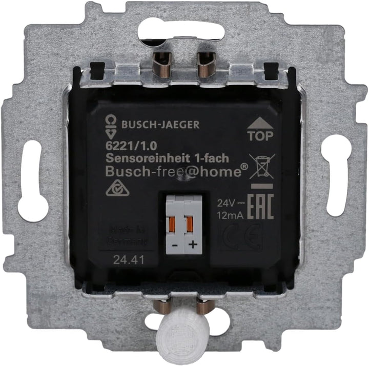 Busch-Jaeger Sensoreinheit 1-Fach 6221/1.0 Busch-Free@Home Bussystem-Tastsensor 4011395179956