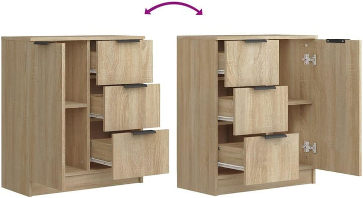 vidaXL Sideboard Kommode Anrichte Schrank Beistellschrank Mehrzweckschrank Standschrank Wohnzimmer S