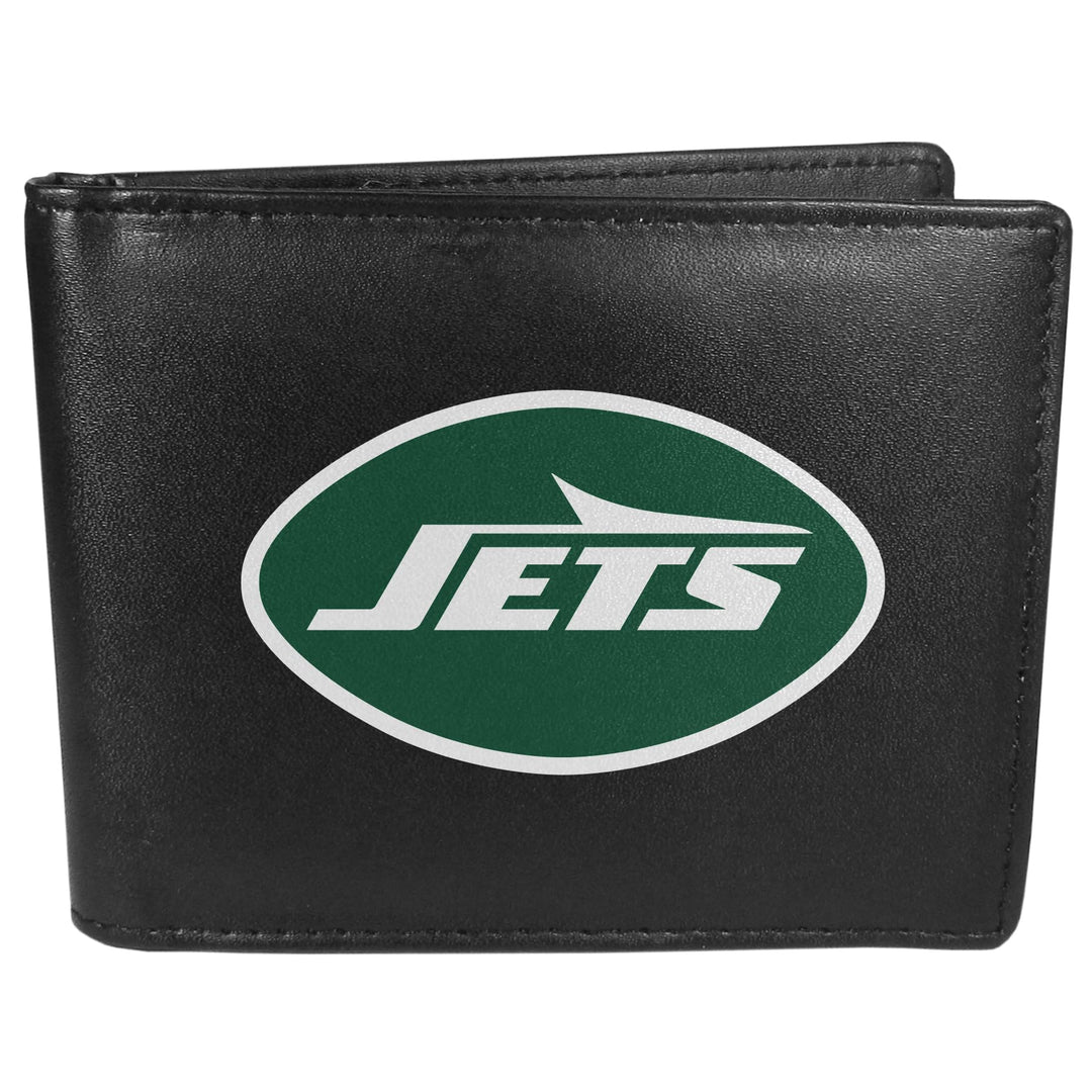 Siskiyou Sports Bi-fold Wallet Large Logo New York Jets Einheitsgrösse Schwarz, New York Jets Einhei
