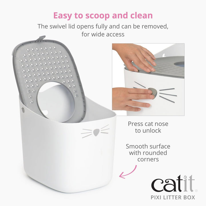 Catit - Pixi top Entry Cat Litter Box - (H44081)