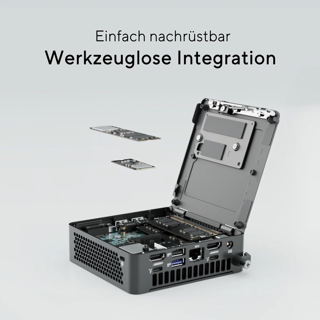 ASUS NUC 15 Pro Tall Kit RNUC15CRHI300002 (Intel Core i3 Prozessor, Arc Grafik, WiFi 7, Bluetooth 5.