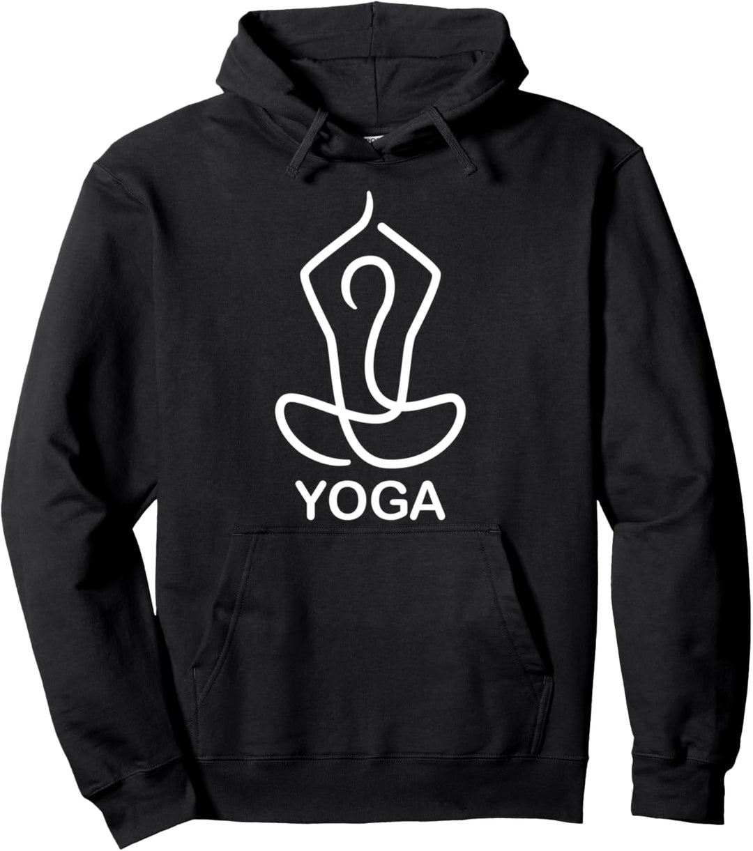 Meditieren Yoga Meditation Namaste Zen Erholung Seele Geist Pullover Hoodie