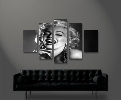 islandburner Bild Bilder auf Leinwand Marilyn Monroe V8 MF XXL Poster Leinwandbild Wandbild Dekoarti