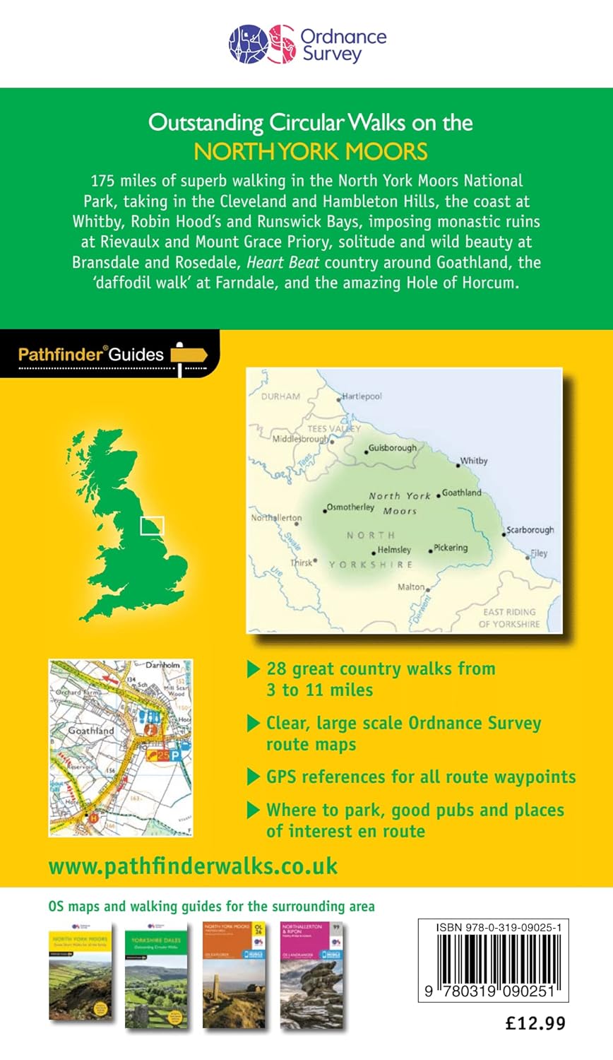 North York Moors (Pathfinder Guide), Taschenbuch