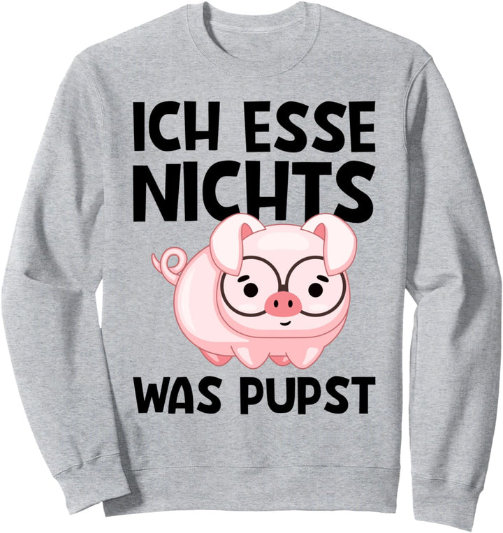 Vegan Veganer Vegetarier Tierschutz Spruch Was Pupst Sweatshirt