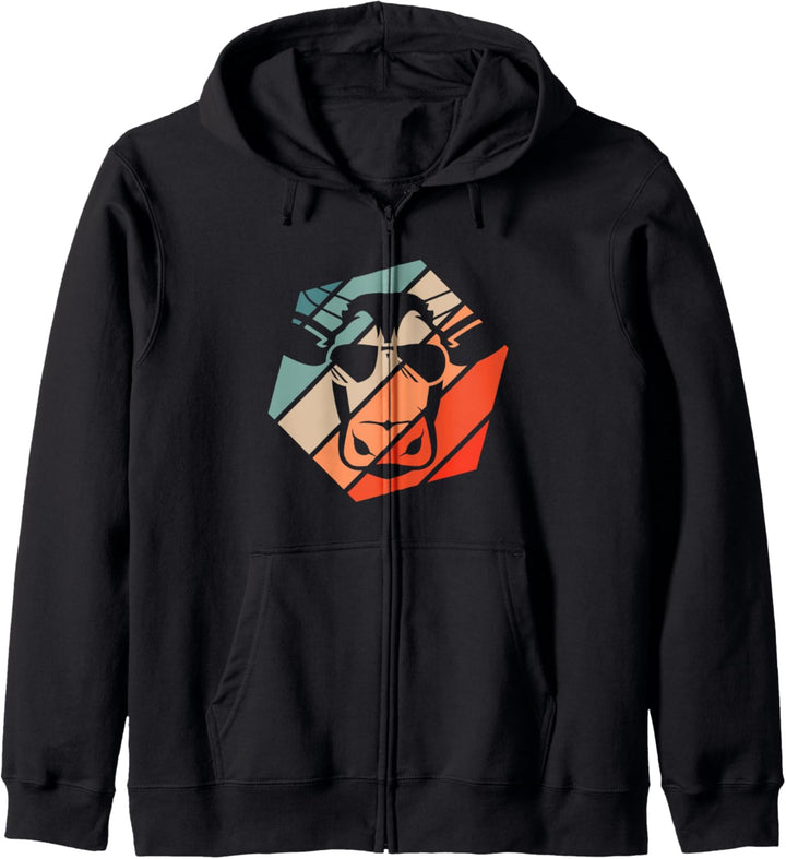 Kuh Retro Style Vintage Kapuzenjacke