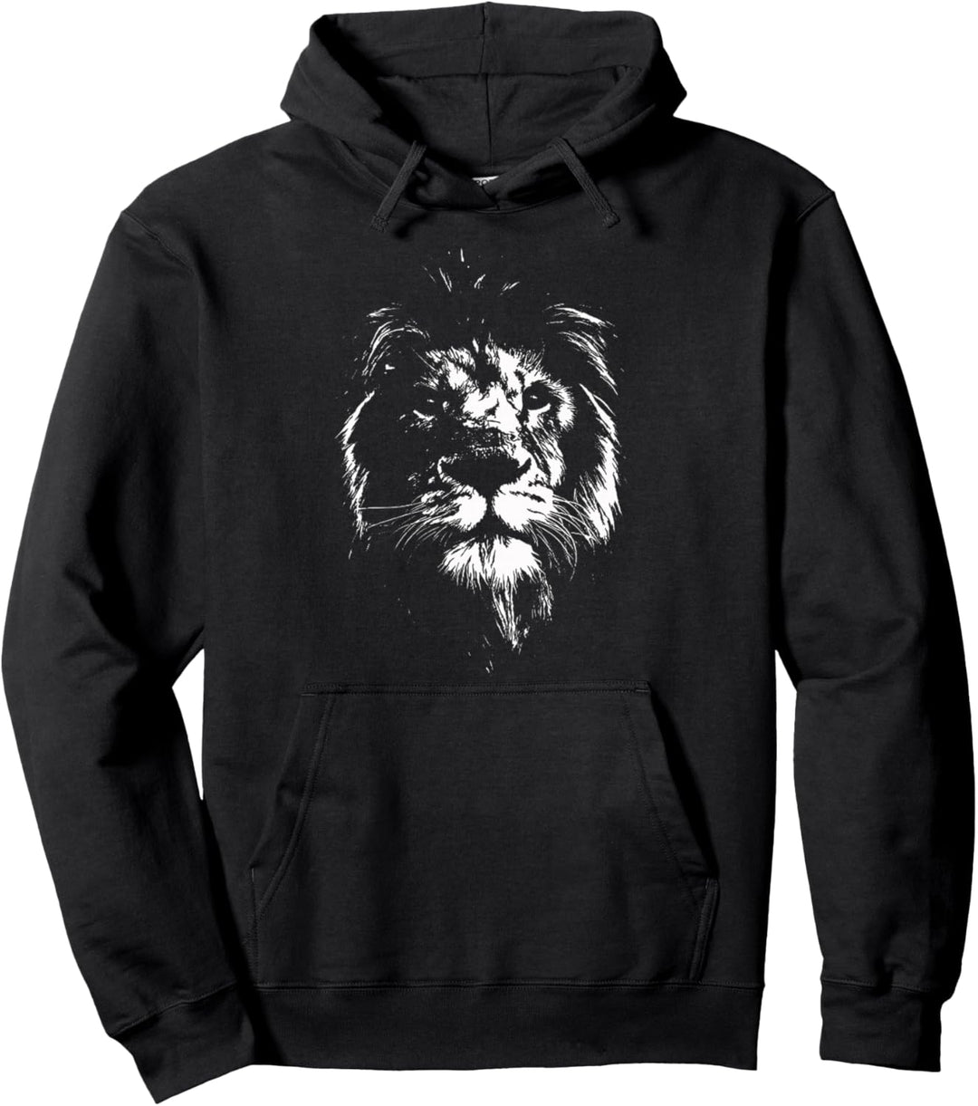 Löwe Afrika Löwen Shirt Tiere Löwenkopf Löwenmähne Geschenk Pullover Hoodie