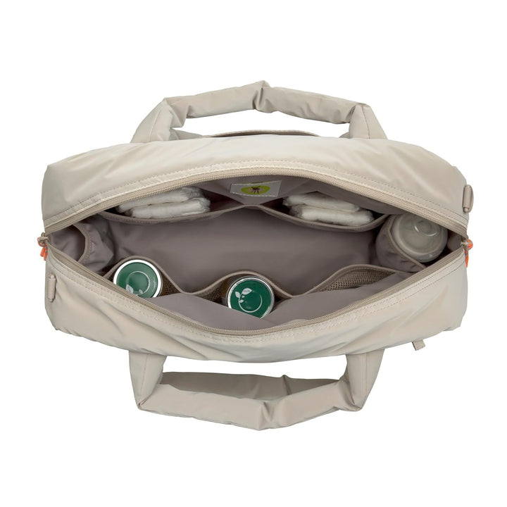 LÄSSIG Baby Wickeltasche mit Tragegriff und Wickelunterlage, Kinderwagenbefestigung, wasserabweisend